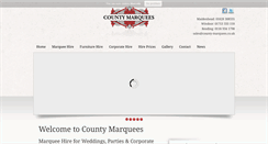 Desktop Screenshot of county-marquees.co.uk